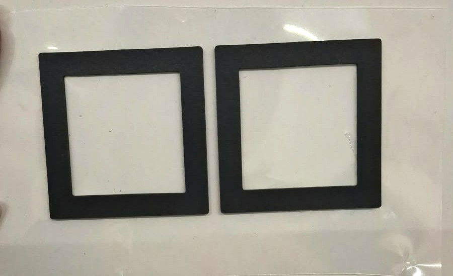 Custom-shaped precision die-cut components